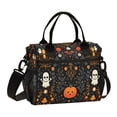 thumbnail image 1 of Small Cooler Bag Lunch Bag Portable Meal Bag Work Meal Bag Outdoor Meal Bag Travel Meal Bag Picnic Meal Bag Going Out Meal Bag Beautiful Halloween Pattern, 1 of 6