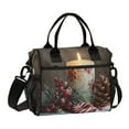 thumbnail image 1 of Small Cooler Bag Lunch Bag Portable Meal Bag Work Meal Bag Outdoor Meal Bag Travel Meal Bag Picnic Meal Bag Going Out Meal Bag Beautiful Santa Claus Candle, 1 of 6