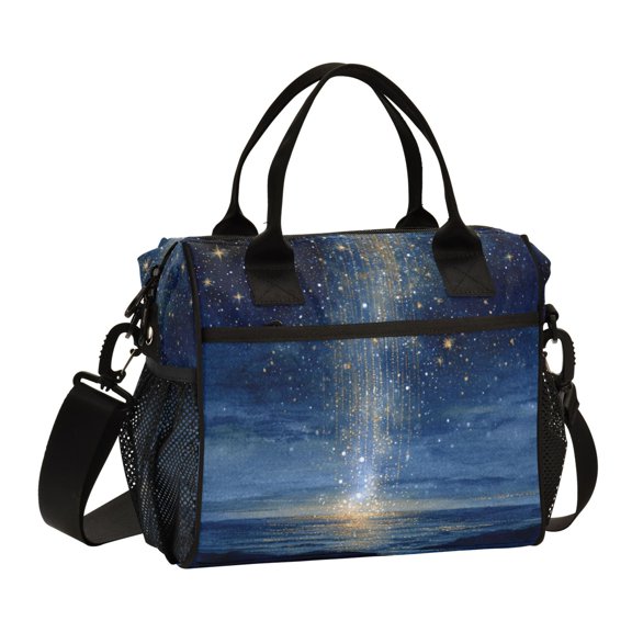 Small Cooler Bag Lunch Bag Portable Meal Bag Work Meal Bag Outdoor Meal Bag Travel Meal Bag Picnic Meal Bag Going Out Meal Bag Meteor Sea