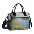 thumbnail image 1 of Small Cooler Bag Lunch Bag Portable Meal Bag Work Meal Bag Outdoor Meal Bag Travel Meal Bag Picnic Meal Bag Going Out Meal Bag Oil Painting Lake, 1 of 6