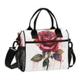 thumbnail image 1 of Small Cooler Bag Lunch Bag Portable Meal Bag Work Meal Bag Outdoor Meal Bag Travel Meal Bag Picnic Meal Bag Going Out Meal Bag Pretty Big Red Roses, 1 of 6