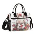 thumbnail image 1 of Small Cooler Bag Lunch Bag Portable Meal Bag Work Meal Bag Outdoor Meal Bag Travel Meal Bag Picnic Meal Bag Going Out Meal Bag Super Cute Gray Rabbit, 1 of 6