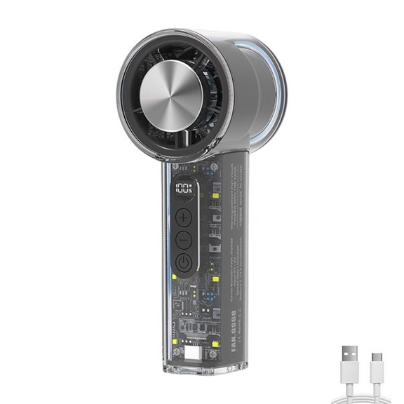 Small Cooling Fan Hand Fan With 100 Wind Mode USB Power Lightweight For Home Offices Outdoors