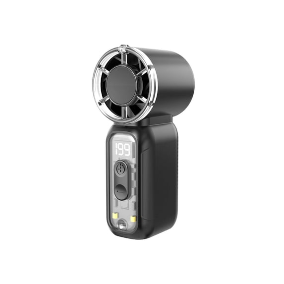 Small Cooling Fan Handheld USB Rechargeable High-power Turbine Fan Portable Mini Fan For Dorm Office Outdoor Use