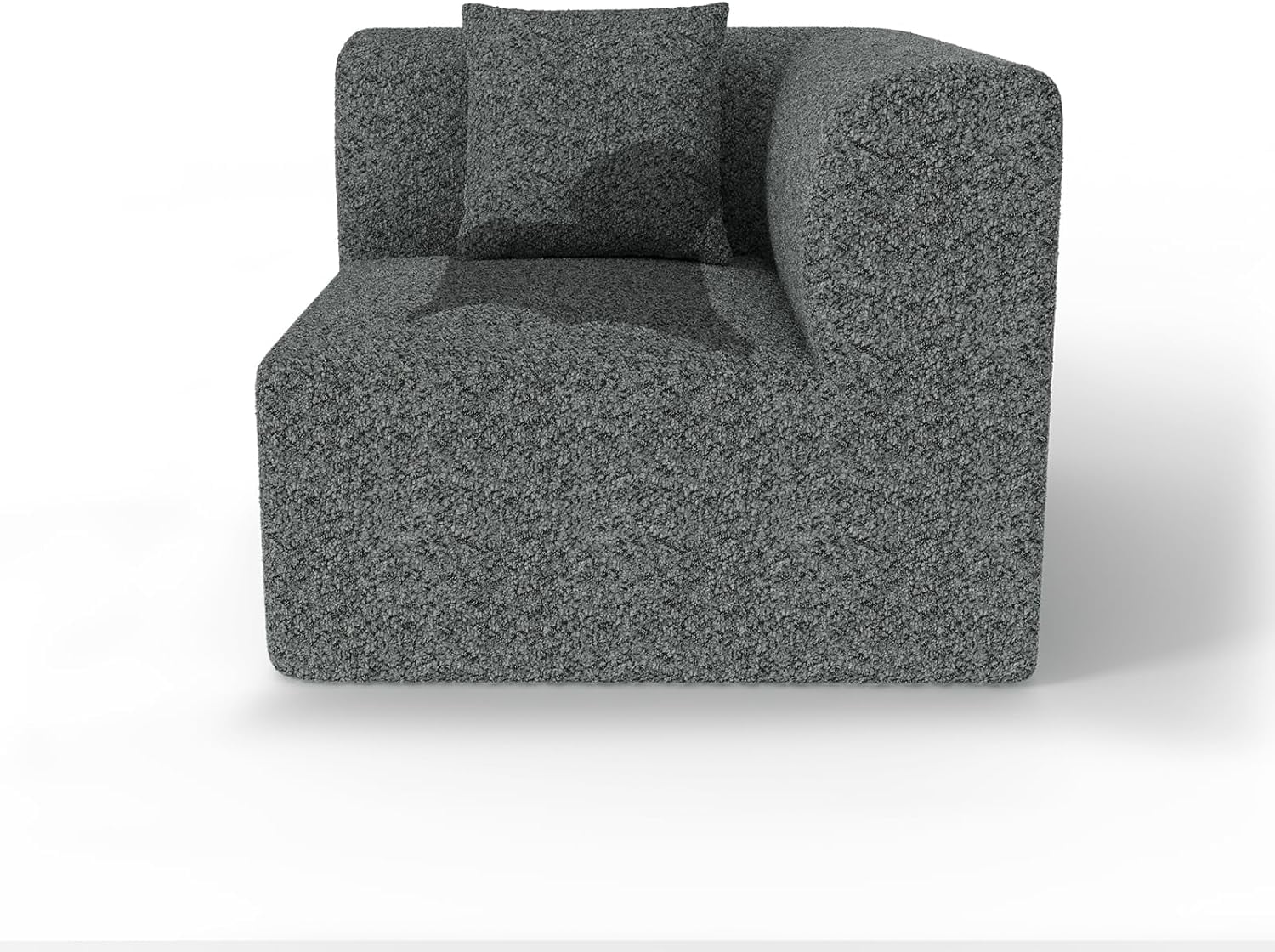 View of Small Corner Couch, Versatile Modular Sectional Sofa for Living Room, L ...
