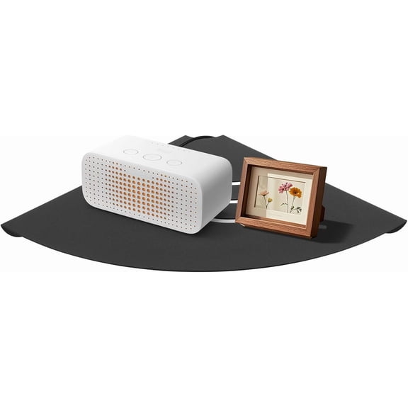 Small Corner Shelf, 9in Metal Shelves withs Hole
