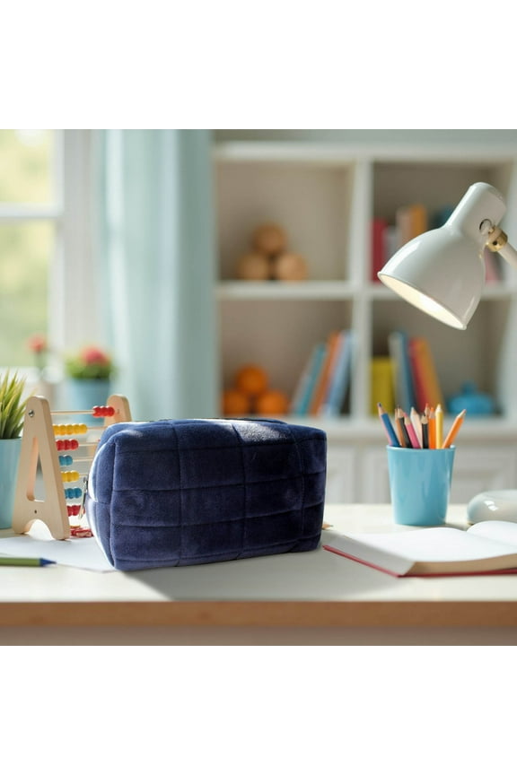 Small Cosmetics Bag,Cute Makeup Bag,Toiletrys Organizer,Portable Velvet Storage Bag with Large Capacity Designs,Easys to Carry,Suitable for Holding Toiletries and Cosmetics(3.9x7Inch)