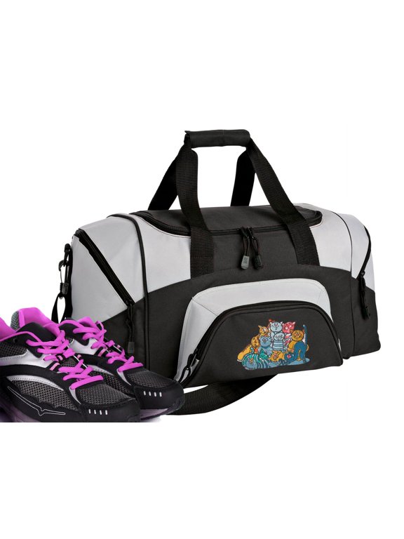 Small Crazy Cat Duffel Bag or Crazy Cat Gym Bag