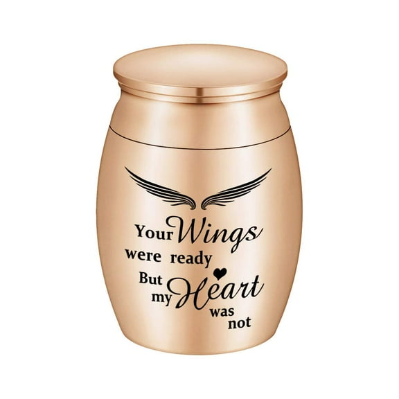 Small Cremation Keepsake Urns for Human Ashes Mini Cremation Urn Small Funeral Urns for Ashes Stainless Steel Cremation Funeral Urn