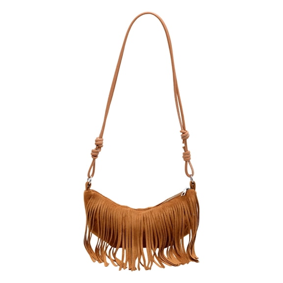 Small Crescents Shoulder Bag for Women,Faux Suedes Shoulder Bags Purses,Classical Clutches Hobos Toted Purse with Adjustable Straps