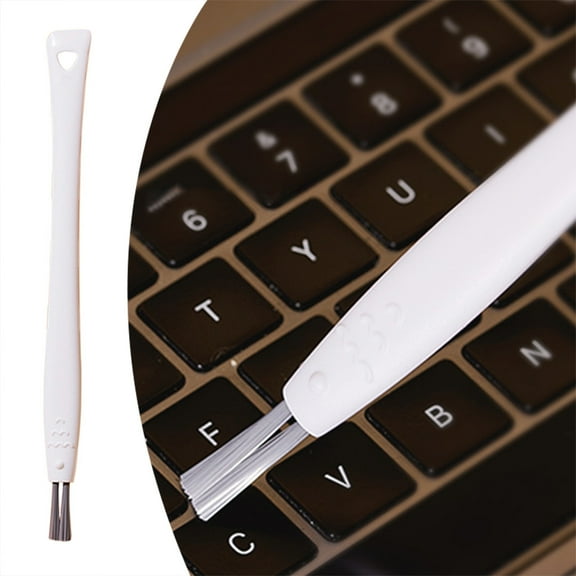 Small Crevice Cleaning Brush, Soft Detail Scrub Brush for Window Door Track Keyboard Bottle and Corner Cleaning, Double Head Utility Cleaning Tool for Kitchen Bathroom and Household