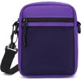 thumbnail image 1 of Small Cross-body Sling Bags for Men Women, Mini Messenger Bag Shoulder Pouch for Daily Use Purple, 1 of 8