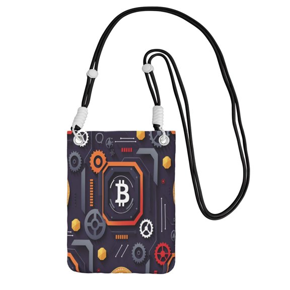 Small Crossbody Bag Bitcoin Cell Phone Crossbody Purse For Women