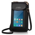 thumbnail image 1 of Small Crossbody Bag Cell Phone Purse, Leather Cellphone Bag Wallet with Credit Card Slots for Women, Mini Shoulder Bags Messenger Pouch Ladies Handbag Clutch Pockets, 1 of 8