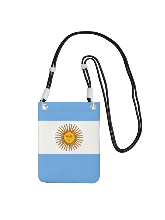 Small Crossbody Bag Flag Of Argentina Cell Phone Purses Travel Pouch Shoulder Bag For Women