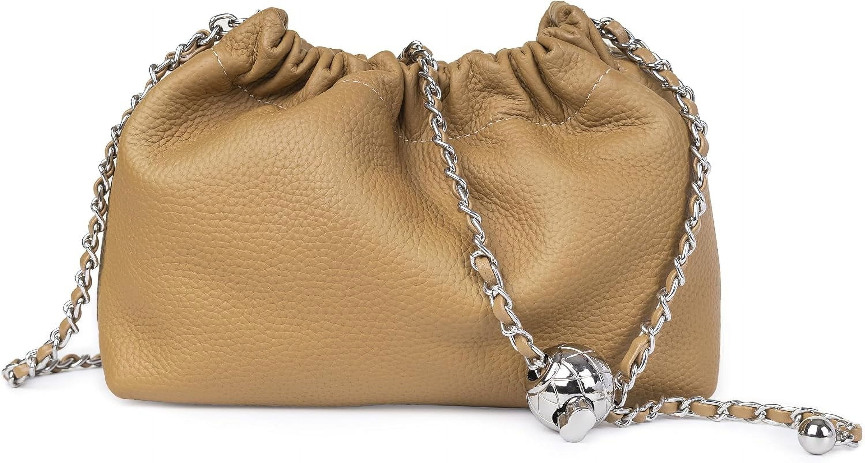 Small Crossbody Bag For Women Trendy.Dumpling Bag Clutch Purse For Women Evening Bag Cloud Purse Vegan Leather Hobo Bag