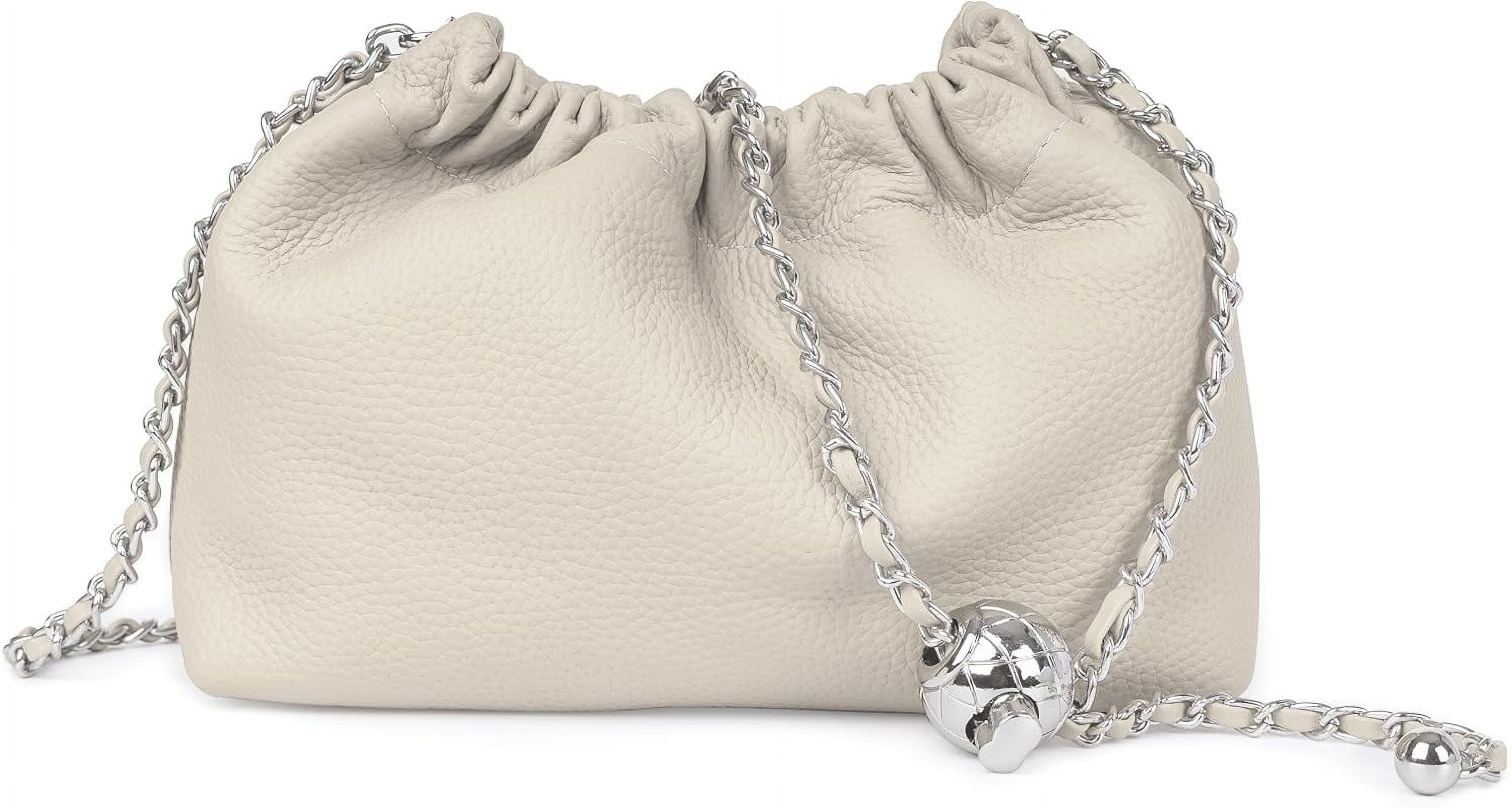 Small Crossbody Bag For Women Trendy.Dumpling Bag Clutch Purse For Women Evening Bag Cloud Purse Vegan Leather Hobo Bag