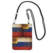 Small Crossbody Bag Retro Old Russian-Flag Cell Phone Purses Travel Pouch Shoulder Bag For Women