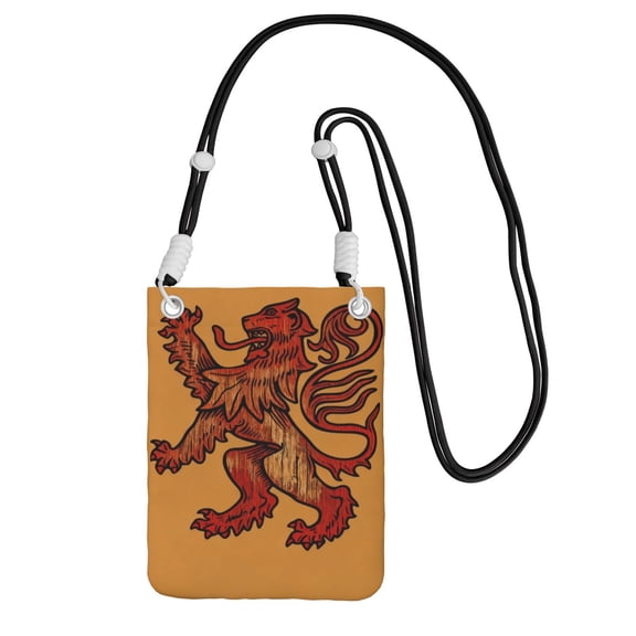 Small Crossbody Bag Scottish Flag Lion Logo Cell Phone Crossbody Purse For Women