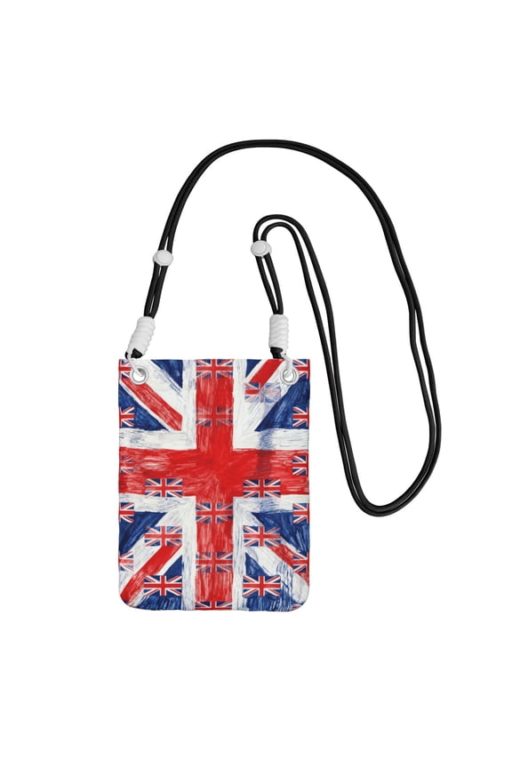 Small Crossbody Bag Uk Flag Union Jack Cell Phone Purses Travel Pouch Shoulder Bag For Women