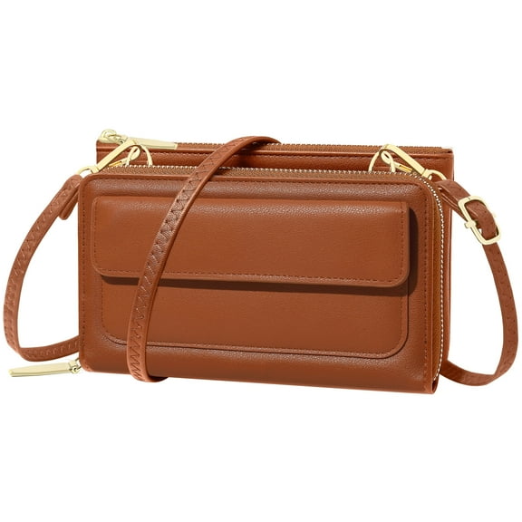 Badiya Small Crossbody Bag for Women Cell Phone Wallet Purse Mini Shoulder Handbags with Card Slots