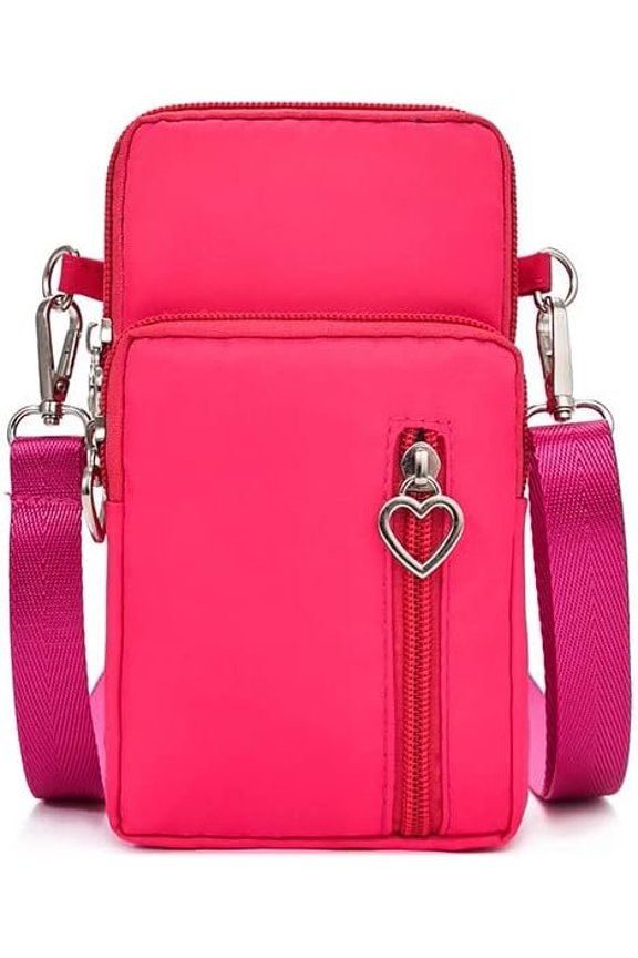 Small Crossbody Bag for Women, Durable Nylon Large Capacity  Bag with -In Headphone Port