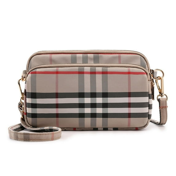 Small Crossbody Bag for Women Waterproof Shoulder Bag Casual Nylon Purse Handbag with Multi Pocket for Women Girls