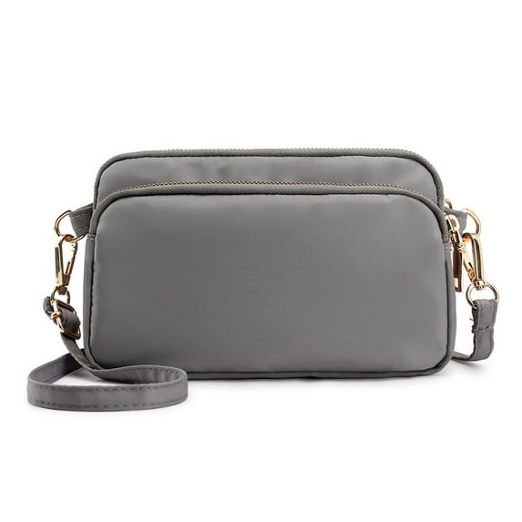 Small Crossbody Bag for Women Waterproof Shoulder Bag Casual Nylon Purse Handbag with Multi Pocket for Women Lady