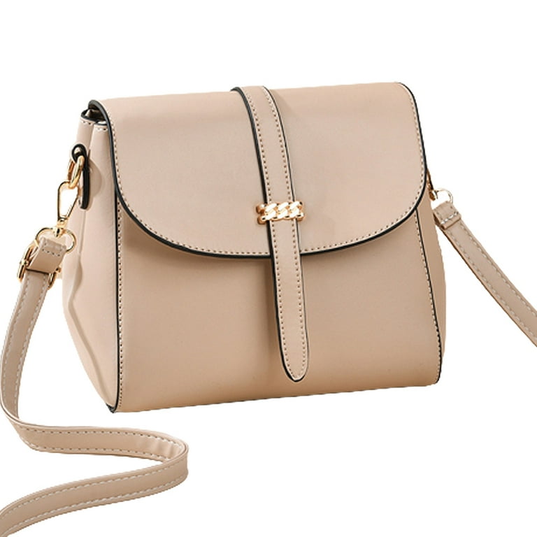 Small Crossbody Bag purse for Women,leather Shoulder handbag with  Adjustable Strap,Light Khaki，G140296