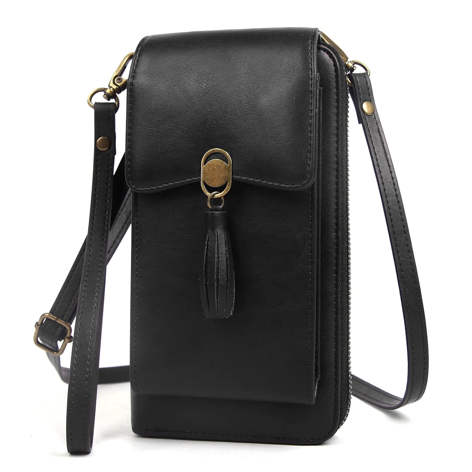 Small Crossbody Bags Cell Phone Purse for Women Leather RFID Blocking ...