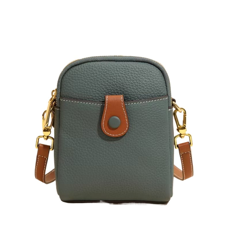 Small Crossbody Bags For Women, Genuine Leather Small Crossbody Purses For Women Cell Phone Crossbody Wallet Purses