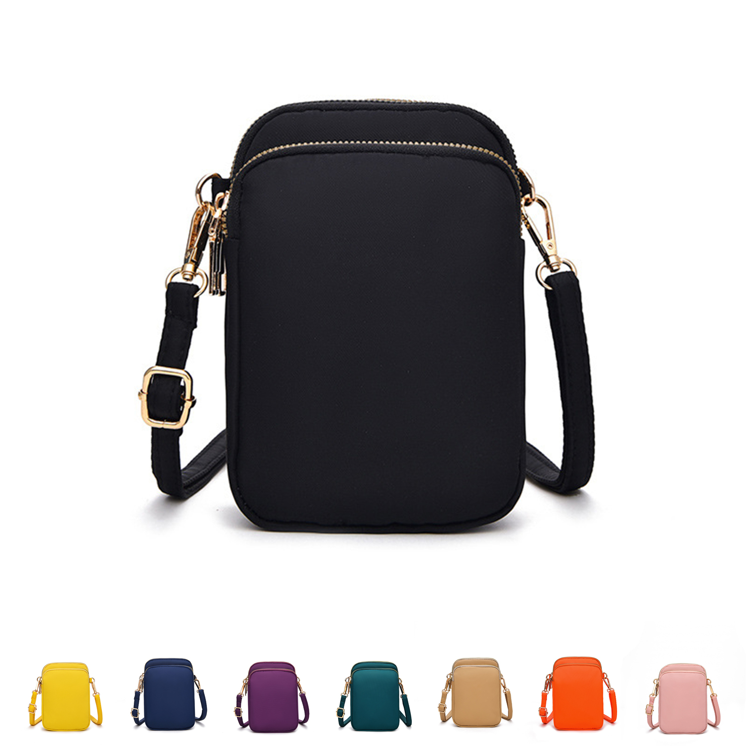 Small Crossbody Bags Shoulder Bag Phone Handbag for Women(Black ...
