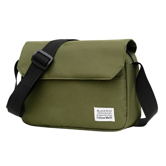 Small Crossbody Bags for Men Women Canvas Messenger Shoulder Bags Lightweight Over the Shoulder Purse
