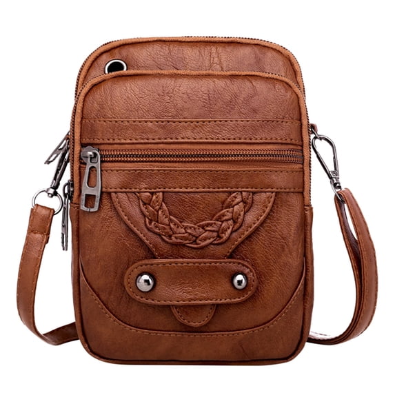 Small Crossbody Bags for Women Adjustable Strap Retro Lightweight Cell Phone Purse Multi-Function Shoulder Bag