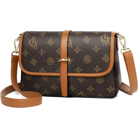 Small Crossbody Bags for Women, Fashion Vegan Satchel Bag Shoulder Purses Handbags Flap Bags with Adjustable Strap