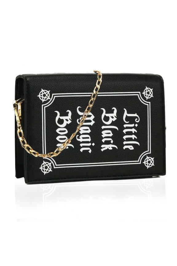 Small Crossbody Bags for Women Goth Style Crossbody Letter Print Shoulder Bag