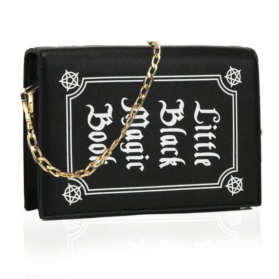 Small Crossbody Bags for Women Goth Style Crossbody Letter Print Shoulder Bag