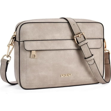 Small Crossbody Bags for Women Leather Crossbody Camera Bag Shoulder Handbag with Adjustable Wide Strap