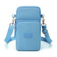 thumbnail image 1 of Small Crossbody Bags for Women Mini Cell Phone Purses Handbag Shoulder Bag Sky Blue Clearance!, 1 of 7