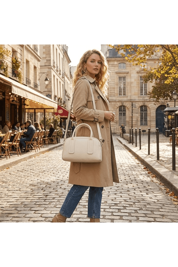 Small Crossbody Bags for Women, Mini Leather Tote Bag with Top Handle, Everyday Shoulder Handbag