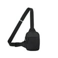 thumbnail image 1 of Small Crossbody Bags for Women Nylon Sling Purse with Earphone Hole 22 cm x 14 cm x 3 cm Water-Resistant Chest Bag, 1 of 7