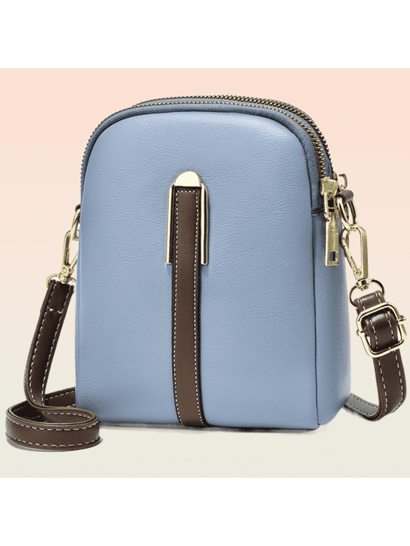 Small Crossbody Bags for Women Trendy, Stylish Vegan Leather Phone Wallet Purses Hobo Bags Ladies, Blue