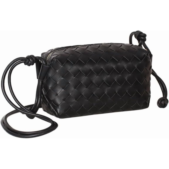 Small Crossbody Bot Dupes Tega Bag Shoulder Bag for Women Card Holder Wallet Purse and Hand-Woven Handbags