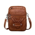 thumbnail image 1 of Small Crossbody Cell Phone Bag for Women, PU Leather Multi-Pocket Phone Purse with Adjustable Strap, Lightweight Shoulder Wallet Bag(7.48 x 5.12 x 1.57 in), 1 of 5