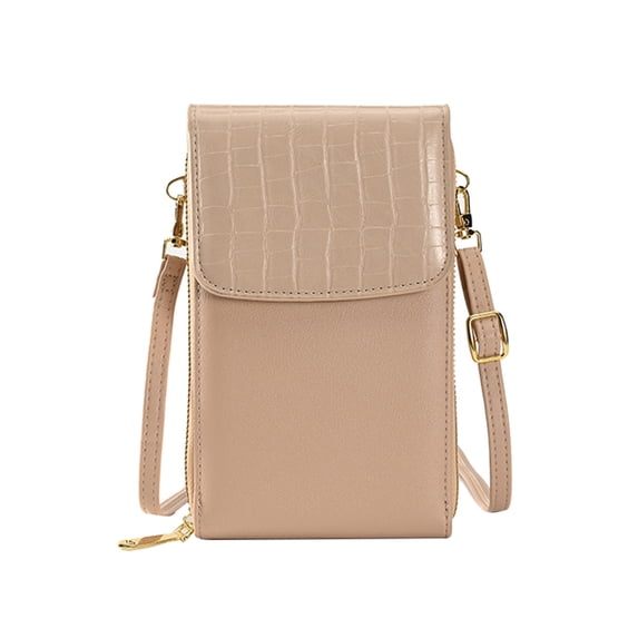 Small Crossbody Cell Phone Purse,Credit Card Slots Wallet Bag,Upgraded Zipper Secure Closure,Large Phone Compatible Pocket,Adjustable Shoulder Strap,Women Daily Travel Carry Essentials
