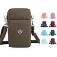 thumbnail image 1 of Small Crossbody CellPhone Purse For Women Mini Messenger Shoulder Handbag Wallet With Credit Card Slots, 1 of 2