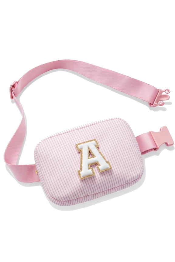Fanny Packs ,Personalized Crossbody Belt Bag, Letter Design, Birthday Gift for 4-13 Year Old Girls, Gift for Sister