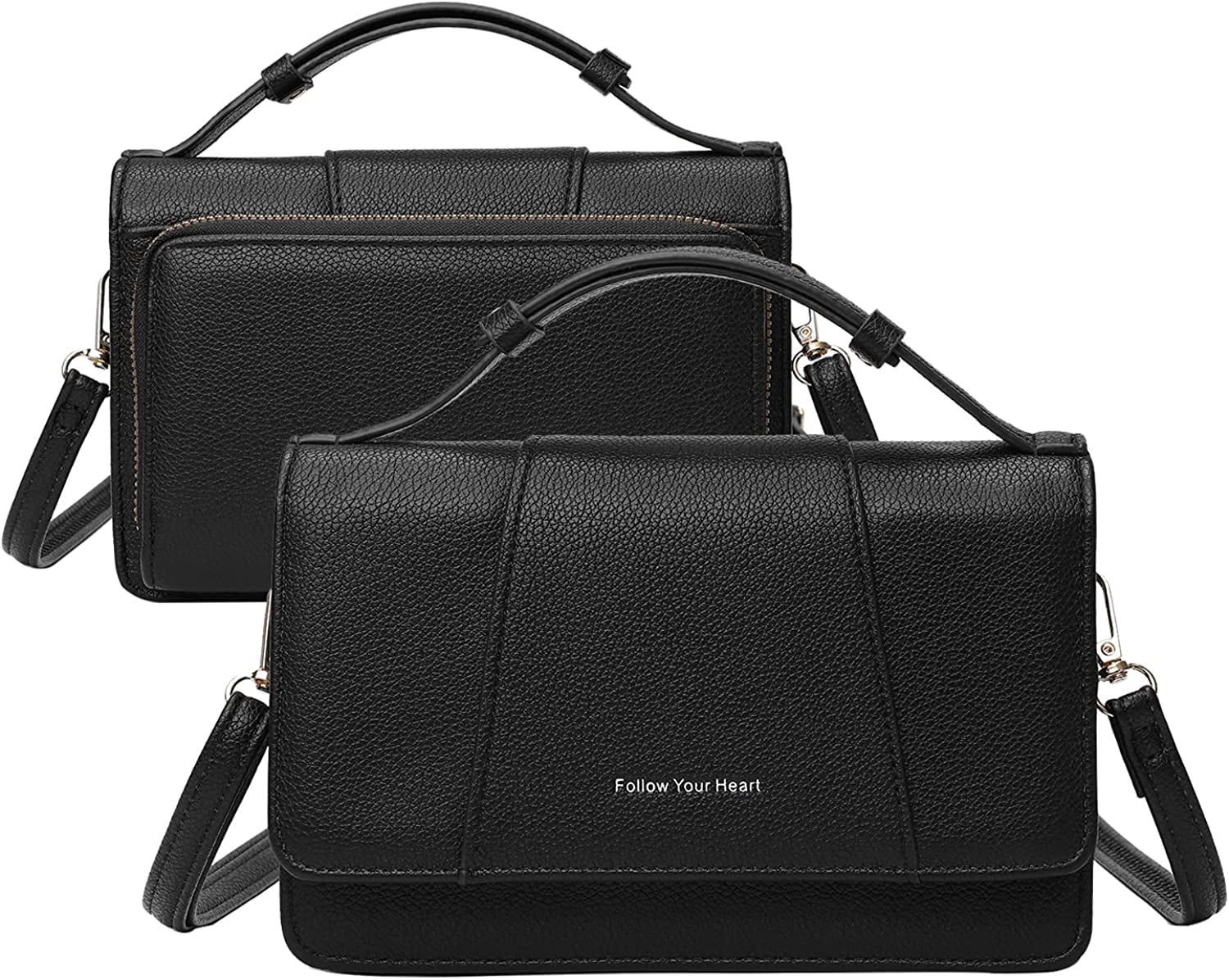 Small Crossbody Handbag for Women, Lightweight Shoulder Messenger Bag Clutch Purse Top Handle Phone Bag