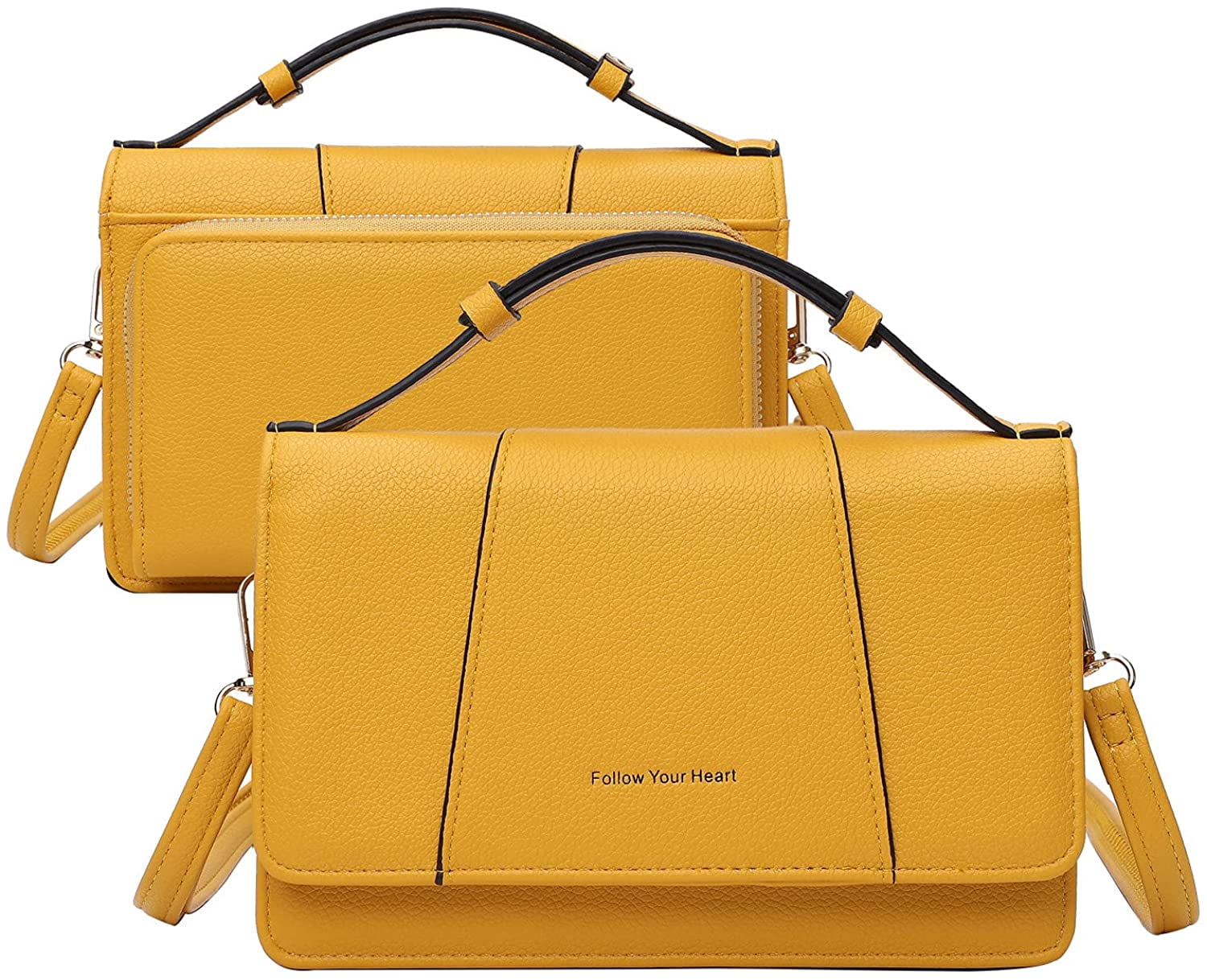 Small Crossbody Handbag for Women, Lightweight Shoulder Messenger Bag Clutch Purse Top Handle Phone Bag