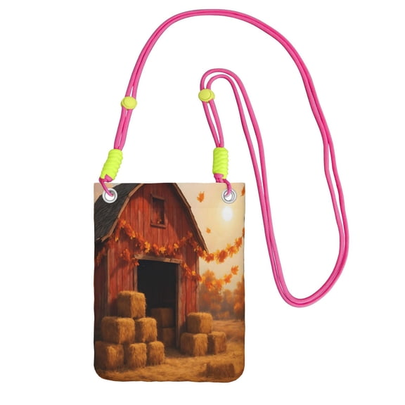 Small Crossbody Purse Women Carry Cell Phone Bag Mini Shoulder Purse Wallet Smart Phone Wallet Autumn Barn